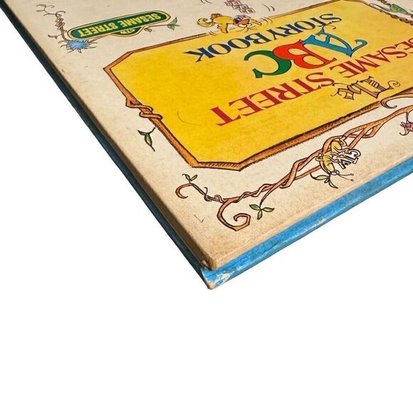 Sesame Street ABC Storybook Hardcover Vintage 1974 Illustrated Children Reading - Picture 6 of 12